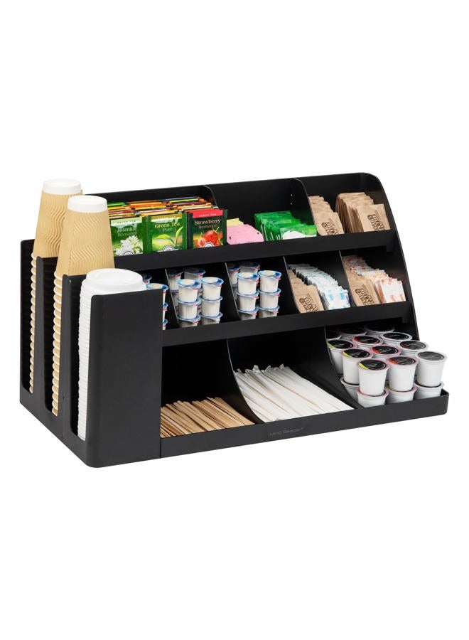 Mind Reader Condiment Organizer 24 x 12 x 12 COMORG2-BLK - Image 1