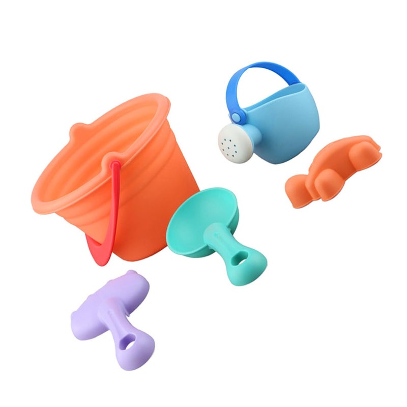 5Pcs PVC Sand Toy Beach Set For Kids Outdoor Seaside Play Random Color - Image 2