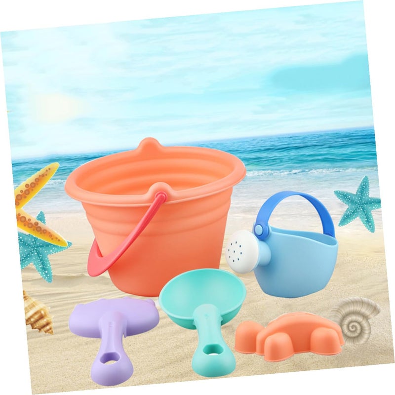 5Pcs PVC Sand Toy Beach Set For Kids Outdoor Seaside Play Random Color - Image 4