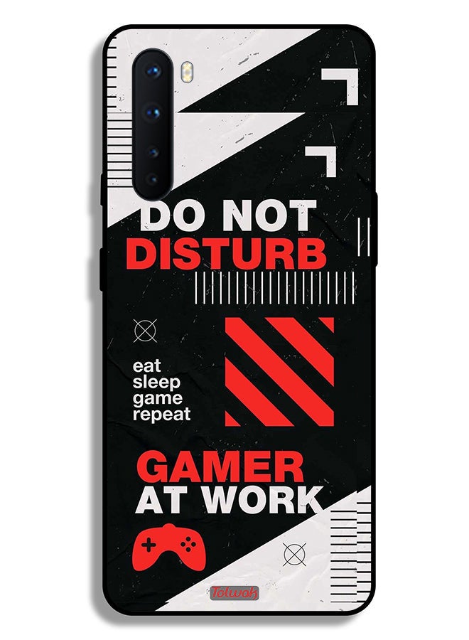 Tolwak OnePlus Nord Protective Case Cover Do Not Disturb Gamer At Work - Image 2