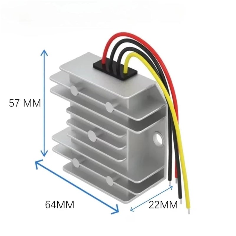 1pcs 72V 60V 48V 36V 24V to DC 12V 13.8V 5A 10A Reducer Buck Regulator Voltage Step Down Converter(72V(18-90V)-13.8V10A) - Image 5