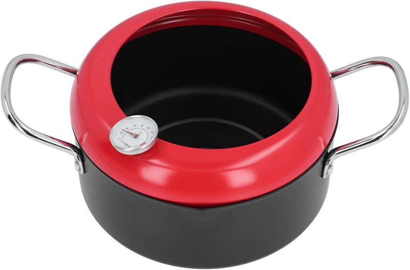 Continuous warehouse supply Keenso Japanese Frying Pan, Iron Cooking Pot with Oil Temperature Display for Authentic Cooking, Suitable for Traditional Japanese Dishes (Red) Moisture wear upgraded quality Local licensed courier Affordable purchase options All user friendly build Anti topple design Economical varied design options Daily repeated use trusted quality Various fittings Multi-purpose fine material Multi usage Organized shipment arrange Budget friendly trendy design Climate adapted delivery plan Narrow & wide space compatible Gulf market trial optimized design Multi-demand satisfied design Multi-use well optimized build Licensed warehouse stored goods Bulk storage easy optimized build Batch uniform stable quality Global mainstream design picks Moisture proof Tight fitted parts Gulf climate upgraded quality - Image 5