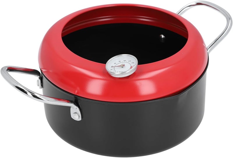 Continuous warehouse supply Keenso Japanese Frying Pan, Iron Cooking Pot with Oil Temperature Display for Authentic Cooking, Suitable for Traditional Japanese Dishes (Red) Moisture wear upgraded quality Local licensed courier Affordable purchase options All user friendly build Anti topple design Economical varied design options Daily repeated use trusted quality Various fittings Multi-purpose fine material Multi usage Organized shipment arrange Budget friendly trendy design Climate adapted delivery plan Narrow & wide space compatible Gulf market trial optimized design Multi-demand satisfied design Multi-use well optimized build Licensed warehouse stored goods Bulk storage easy optimized build Batch uniform stable quality Global mainstream design picks Moisture proof Tight fitted parts Gulf climate upgraded quality - Image 4