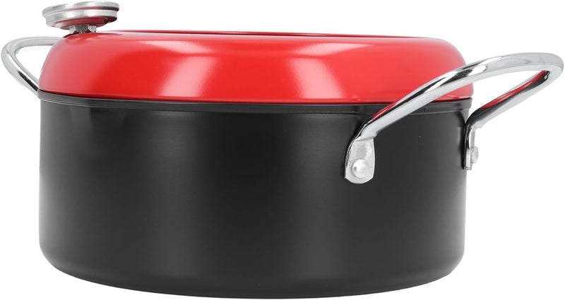 Continuous warehouse supply Keenso Japanese Frying Pan, Iron Cooking Pot with Oil Temperature Display for Authentic Cooking, Suitable for Traditional Japanese Dishes (Red) Moisture wear upgraded quality Local licensed courier Affordable purchase options All user friendly build Anti topple design Economical varied design options Daily repeated use trusted quality Various fittings Multi-purpose fine material Multi usage Organized shipment arrange Budget friendly trendy design Climate adapted delivery plan Narrow & wide space compatible Gulf market trial optimized design Multi-demand satisfied design Multi-use well optimized build Licensed warehouse stored goods Bulk storage easy optimized build Batch uniform stable quality Global mainstream design picks Moisture proof Tight fitted parts Gulf climate upgraded quality - Image 1