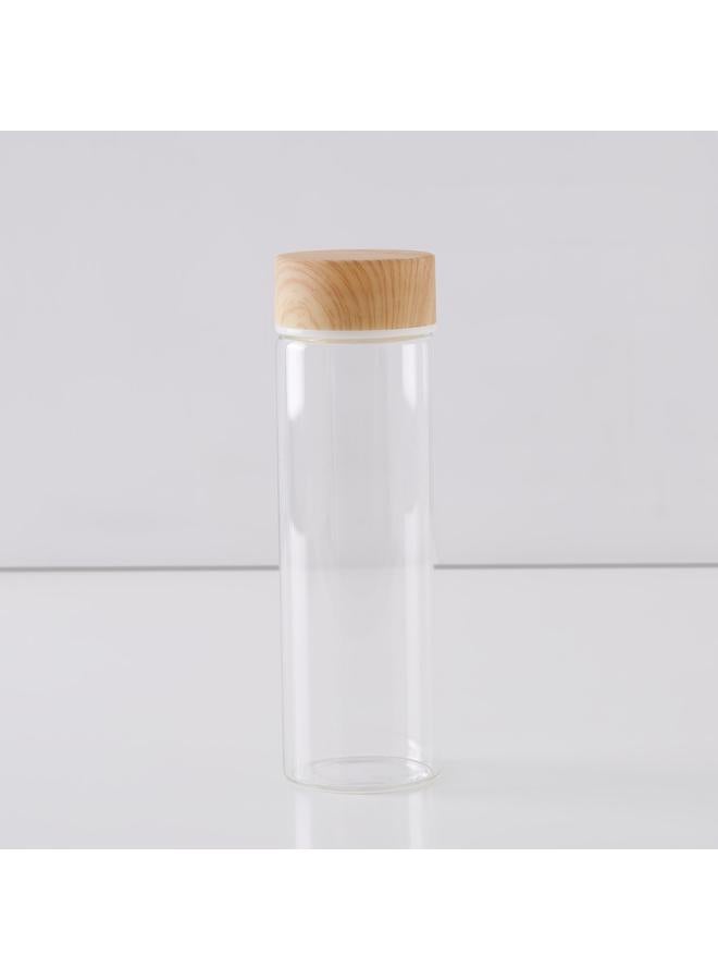 Home Box Coolers Borosilicate Bottle with Wooden Finish Lid - 500 ml  - Image 5