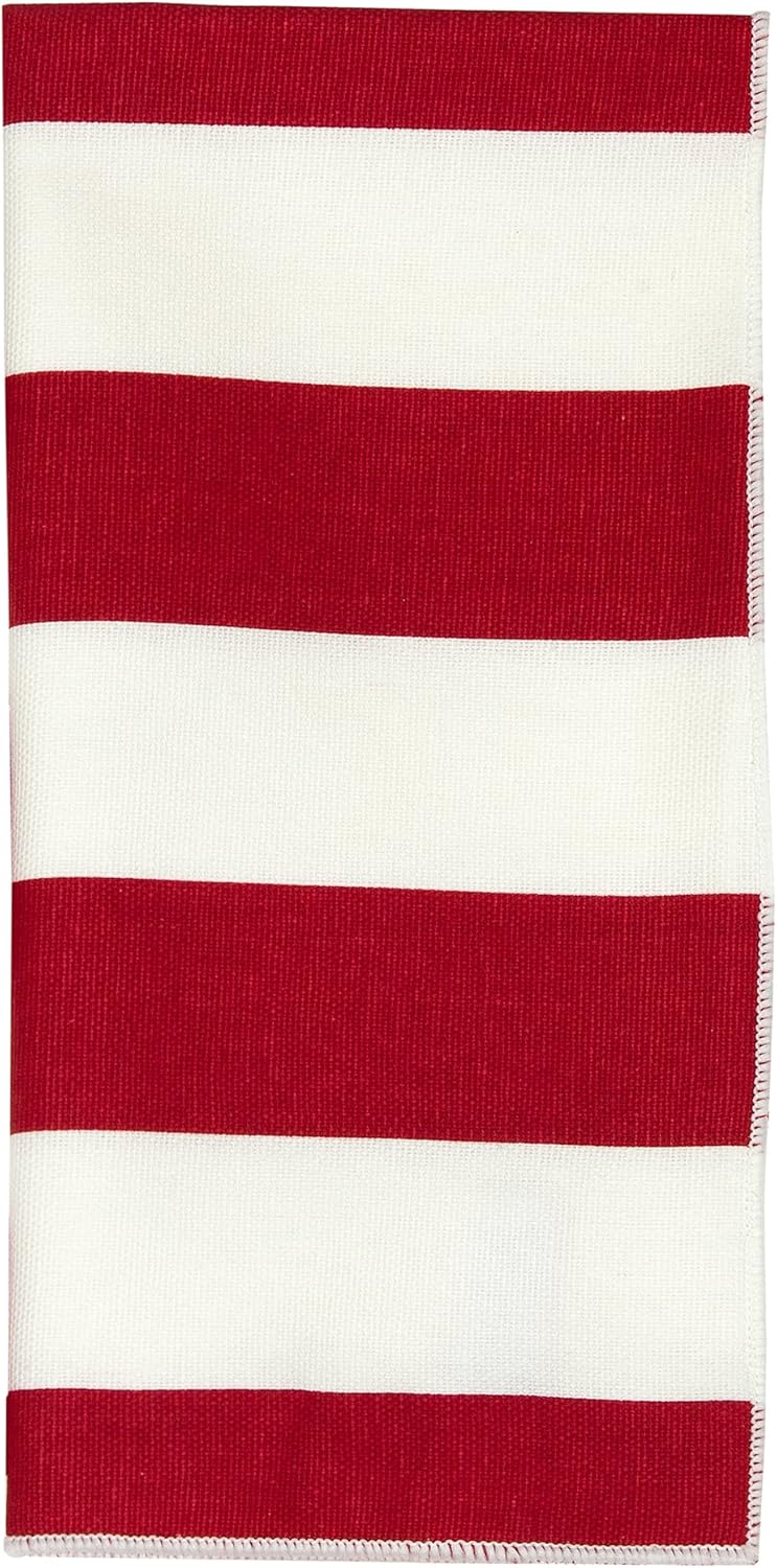 Decorative Things Red Table Linens Cloth Napkins 18 Dinner 100 Cotton Fourth of July Table Decor Summer Party Use with White or Red Tablecloth Pk 12 - Image 5