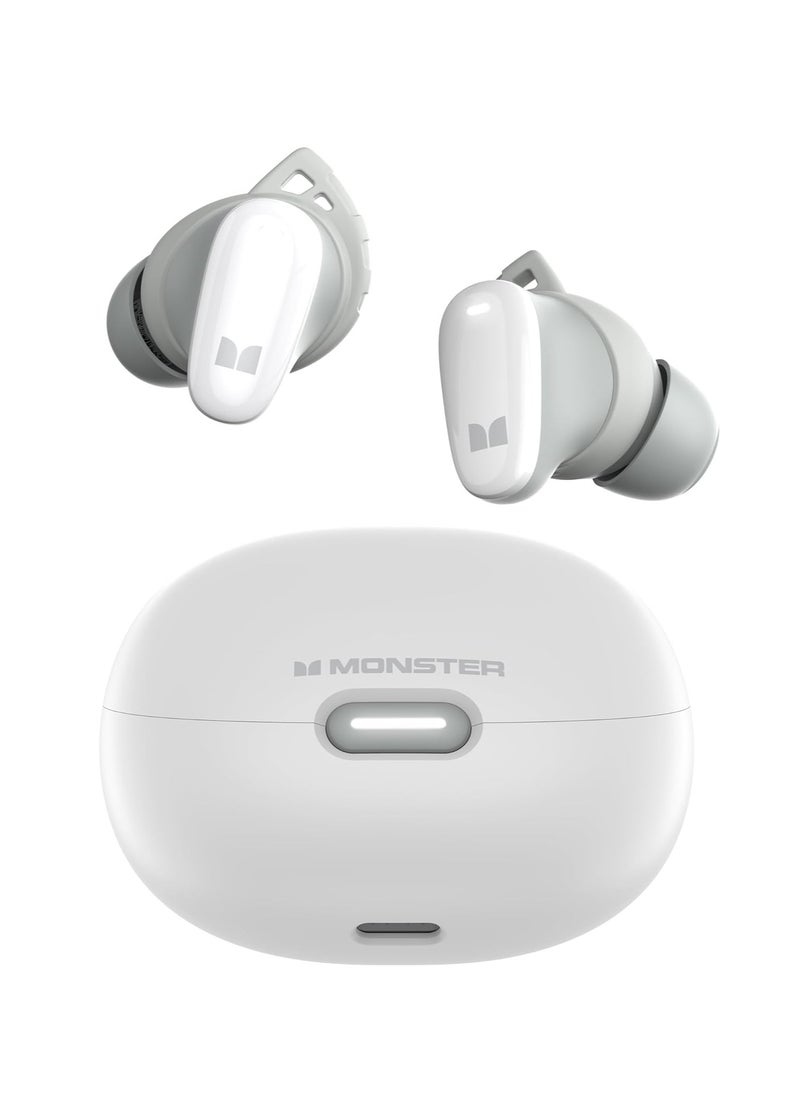 Monster N-Lite 206 Wireless Earbuds Bluetooth 5.4 in Ear Headphones, Bluetooth Ear Buds Built-in Microphone, Touch Control, Comfortable Fit, USB-C Fast Charging, IPX6 Waterproof, 25H Playtime  - Image 2