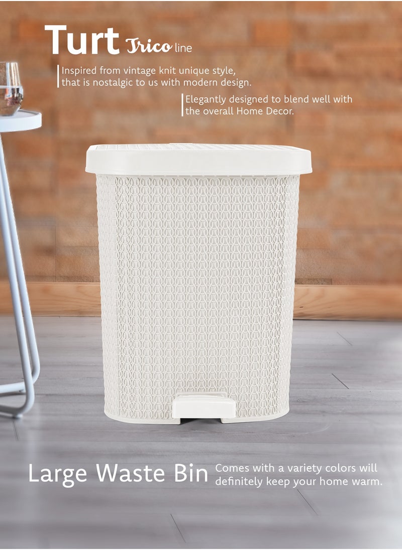 Turt Turt Step-on Waste Bin with Pedal 20 Ltr  - Image 1