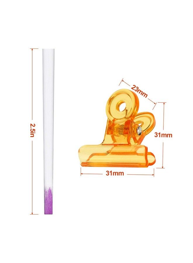 Blulu 100 Pieces Fiber Nail Kit Nail Fiberglass Extension Set Nail Extension Fiber Kit For Nail Extension Fibers Quick Extension Nail Shaping Material False Nails Fake Tips Manicure Salon Tool - Image 3