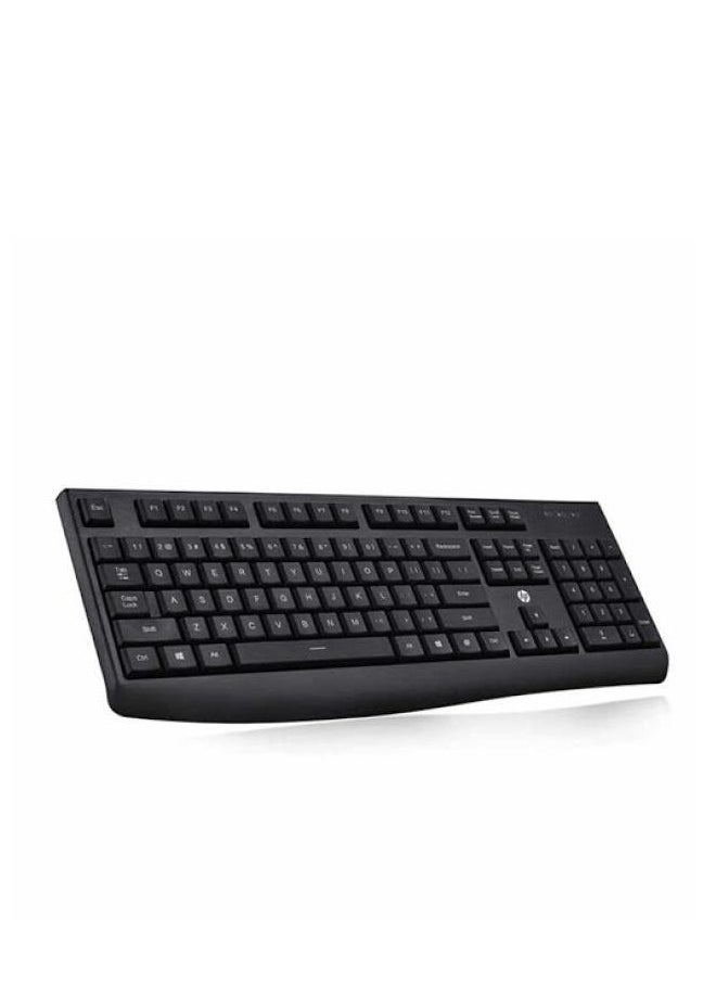 Replacement HP K200 Wired USB Keyboard (Black) Business Smartcard, classic, black, wire (USB), US, inbulit chip card reader