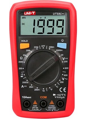 UniT Ut 33C+ Plus Digital Multimeter Measuring Instrument 600V 
