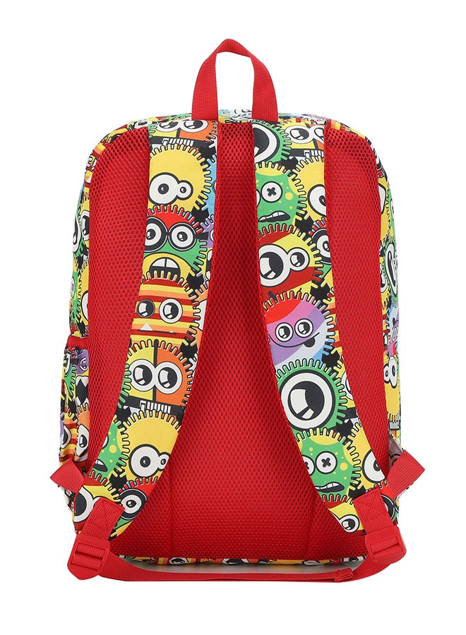 CUBS Eyes Print Waterproof Kids 28L Backpack with zip closure Ideal for 6-12 years age group, Compatible with 15" Laptop - Image 3