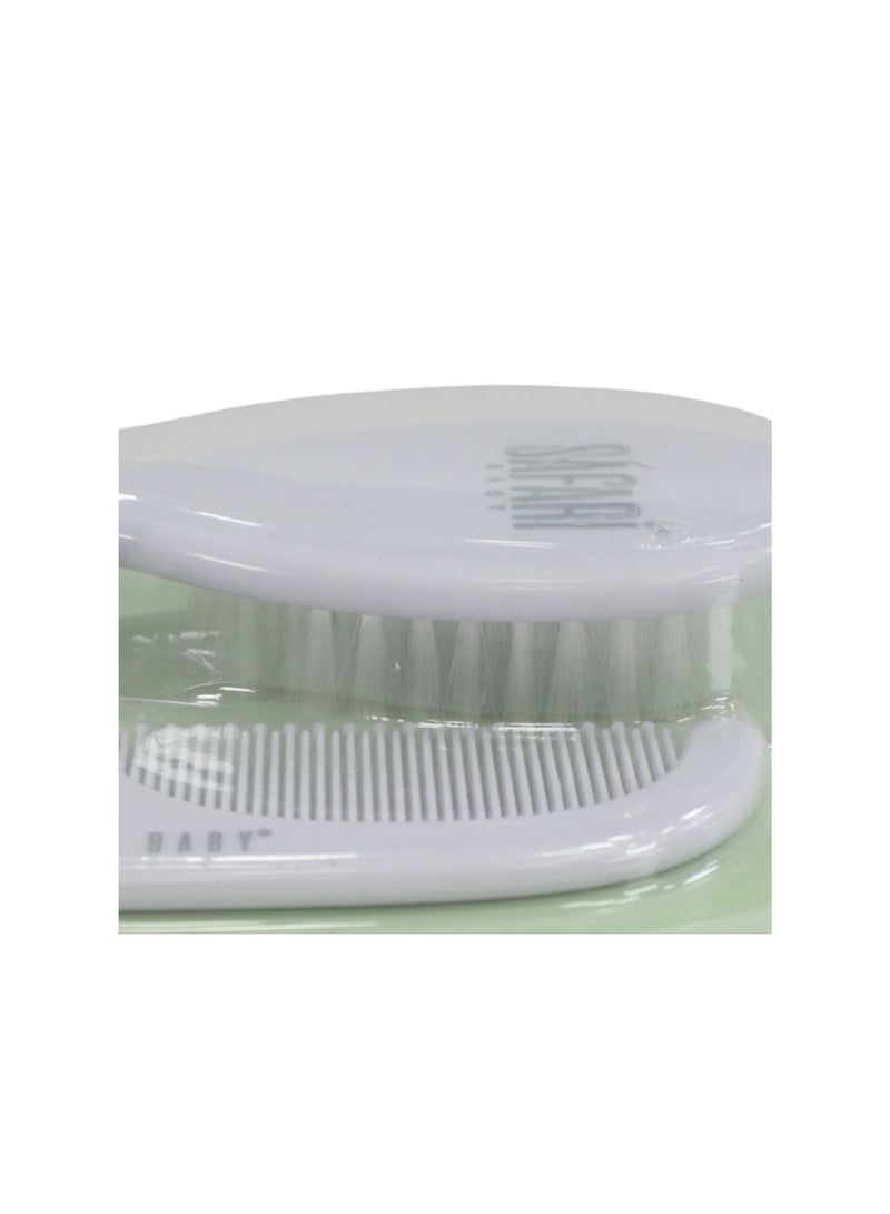 سفاري طقم فرشاة ومشط سفاري للأطفال – رمادي - Image 3