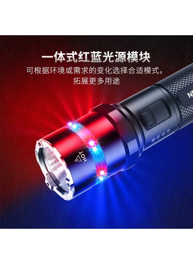 Nextorch P83 Red Blue Flash Tactical Flashlight Security Patrol Duty High Brightness 2100 Lumens Outdoor Torch - Image 3