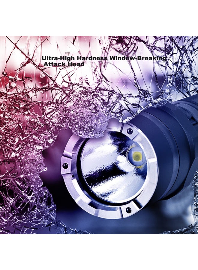 Nextorch P83 Red Blue Flash Tactical Flashlight Security Patrol Duty High Brightness 2100 Lumens Outdoor Torch - Image 4
