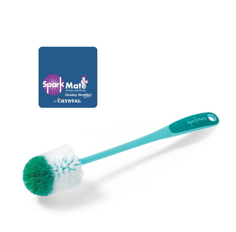 Sparkmate By Crystal Pemium Antibacterial Toilet Brush, Multicolour, NORMAL (PSMB-003) - Image 2