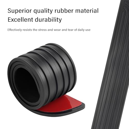 KIFIDAN 4PCS Car Door Sill Protector,Anti-Scratch & Waterproof Car Door Sills Scratch Protection,Universal Car Exterior Accessories Automotive Door Entry Guard for Car,Truck,SUV (Black, Width 1.57") - Image 4