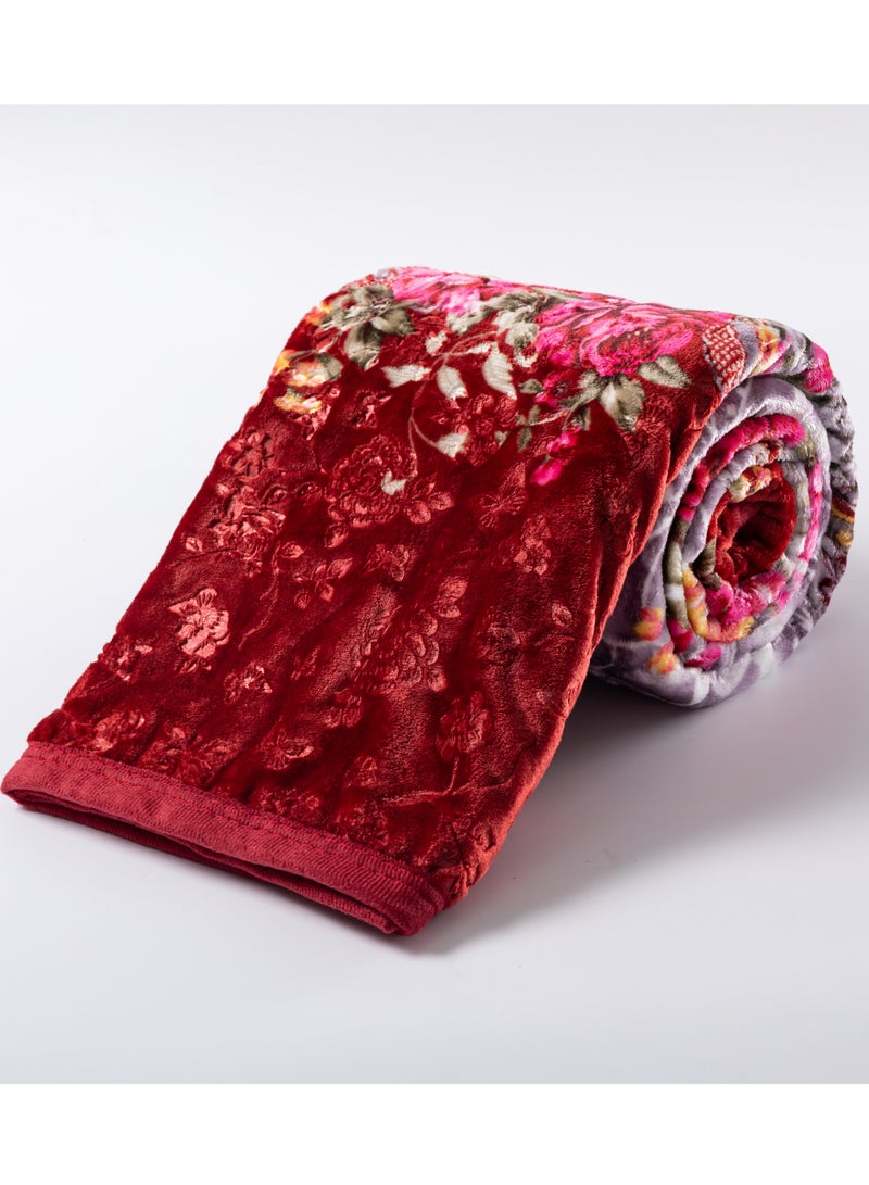 Stargold Single Ply Premium Cloudy Blanket Made by 100% Polyester SPUN YARN Obtained from Virgin Polyester Which is Suitable for winter and Rainy Season 155X210CM 5.5LB  - Image 3