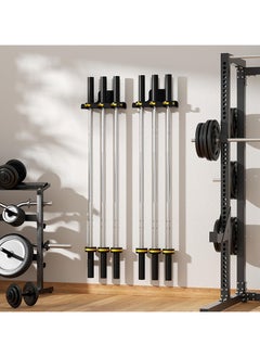 General Heavy Duty Barbell Storage Rack Vertical Barbell Stand Wall Mounted Fitness Equipment Storage Rack for Garage Gym  - Image 2
