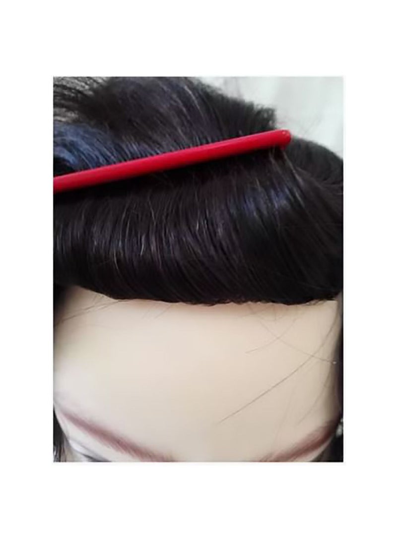 Estelle Toupee for Men, Nature Hair Replacement System, Men Real Hair System Hair Pieces, Fine Mono NPU Unit (Natural black 1B, 6X8) - Image 3