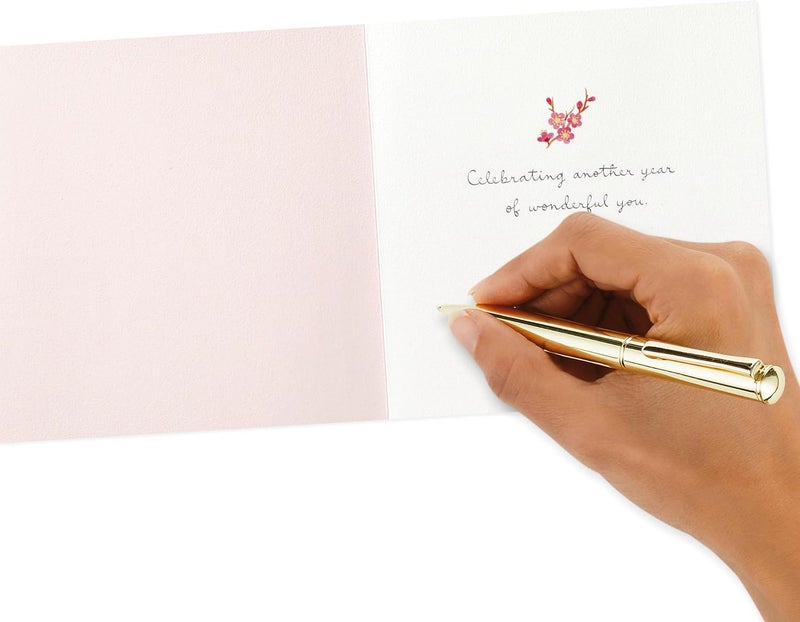 Hallmark Signature Birthday Card for Her with Cake Design - Image 5