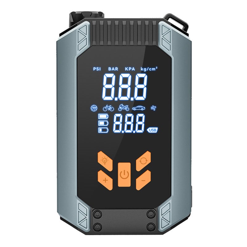 Tire Inflator Portable Air Compressor for Car Tires, 150PSI Cordless Air Pump Portable Bike Tire Pump with LCD Display Screen LED Lighting Intelligent Clip for Car, Motorcycle, Bicycle, Ball and More - Image 3