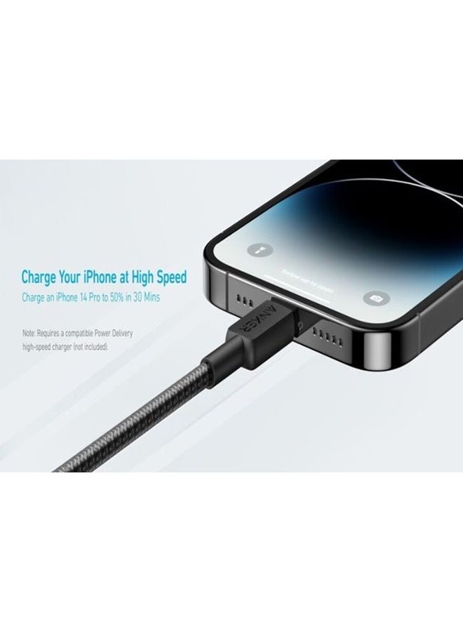 Anker 322 Type-C To Lightning Braided Cable 0.9M - Image 3