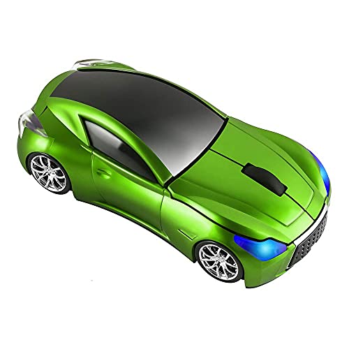 elec Space Cool Sport Car Shape 2.4GHz Wireless Mouse Optical Cordless Mice with USB Receiver for PC Laptop Computer 1600DPI 3 Buttons - Image 5
