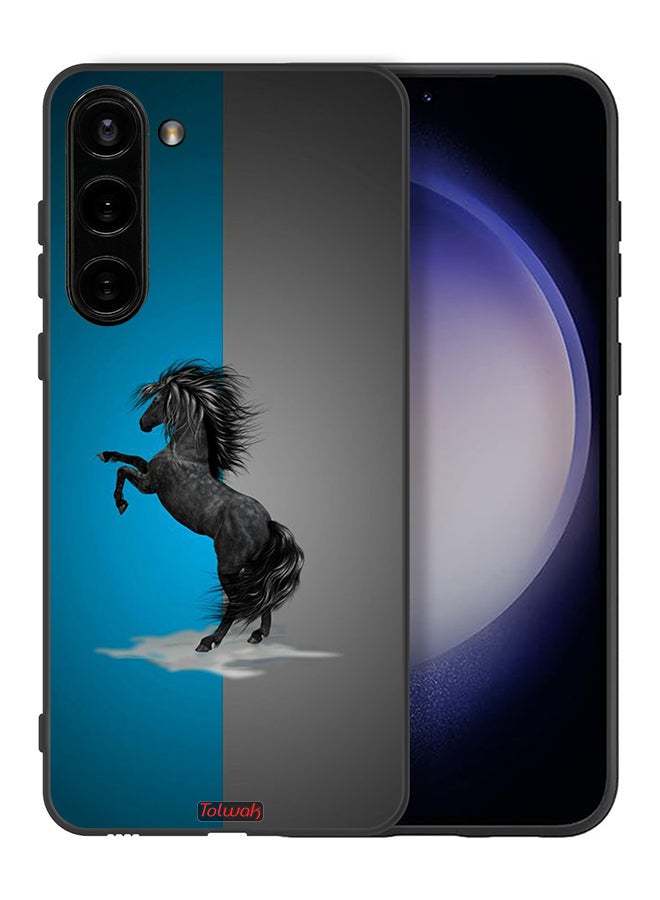 Tolwak Samsung Galaxy S23 5G Protective Case Cover Horse Art - Image 2