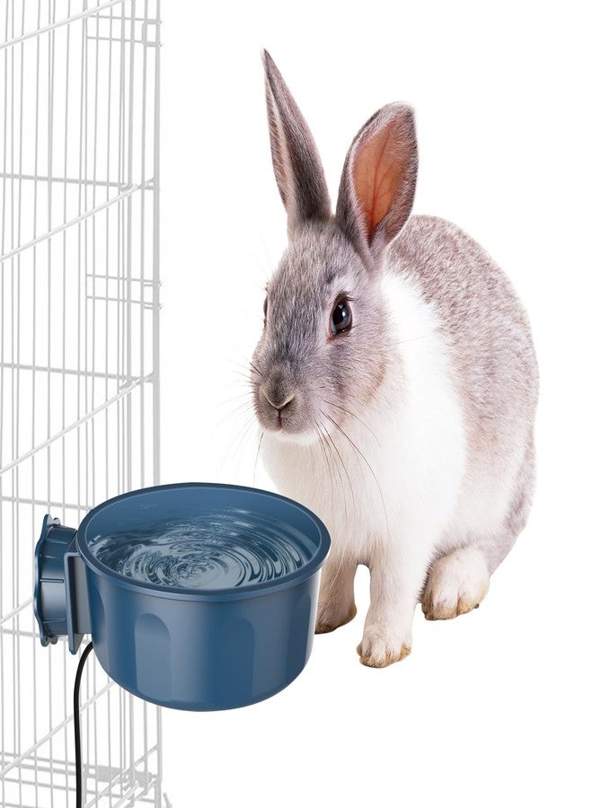 Billionchains Indoor Heated Water Bowl for Pet 600ML Thermal Water Bowl Warm Food Dish in Winter, Blue - Image 1