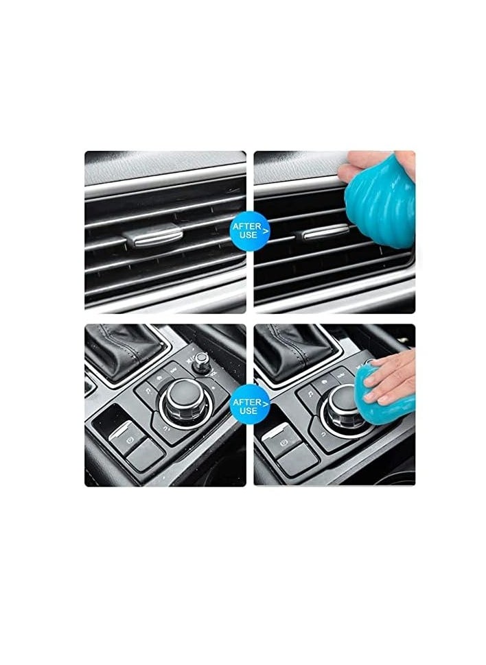 COLORCORAL - 2 Pack Car Cleaning Gel for Clean Reusable Car cleaning Putty Cleaner Car Putty Cleaner Dust Cleaning Gel Universal Dust Cleaner Car Cleaning Slime for Dust Cleaning mud Dust Removal - Image 1