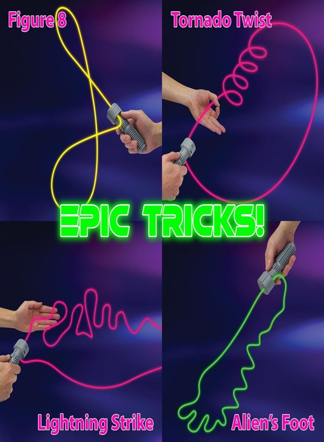 Funwares String Thing - Glowing String Toy with Built-in Blacklight for Stunning Visual Effects - Perfect for Kids, Teens, and Adults - Cool Gadget for Amazing Tricks and Endless Entertainment - Image 4