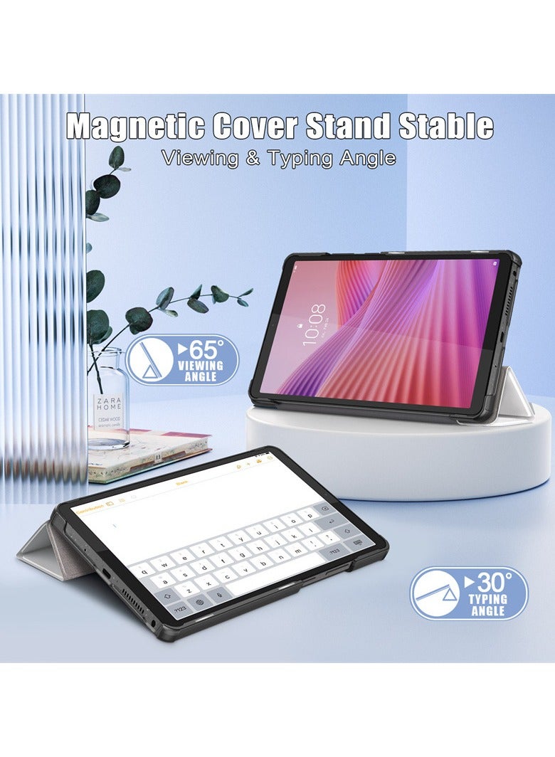 general Lenovo Tab One 2025 Protective Case Ultra-thin Tri-fold Stand Protective Case Precisely Fitted Stable Support Scratch-resistant and Wear-resistant - Image 2