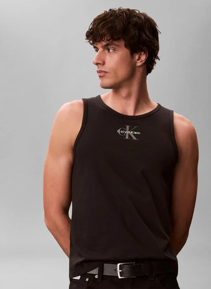 Calvin Klein Jeans  Monogram Logo Tank Top for Men | Best Price UAE