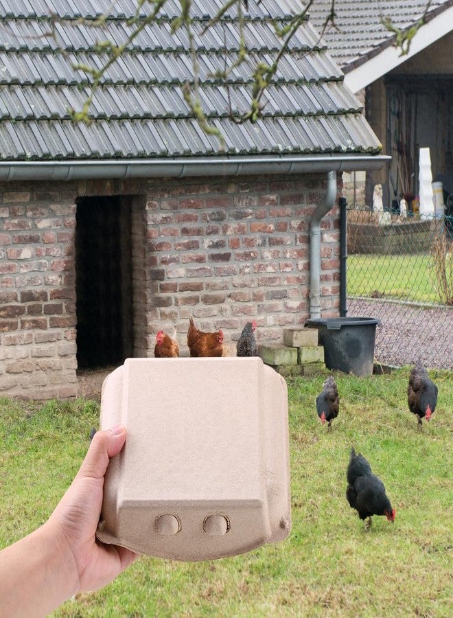 LayHyand Vintage Egg Cartons 30 Pack, Blank Natural Paper Pulp Square Dozen Egg Cartons Eggs, Classical 3x4 Style Holds Up to One Twelve 12 Count Chicken Eggs, Sturdy Design Made from Recycled Cardboard - Image 3