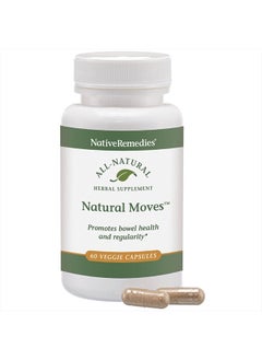 Native Remedies NativeRemedies Natural Moves - All Natural Herbal Supplement Promotes Bowel Health and Regularity as Related to Constipation - 60 Veggie Caps  - Image 2