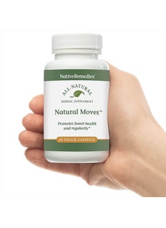 Native Remedies NativeRemedies Natural Moves - All Natural Herbal Supplement Promotes Bowel Health and Regularity as Related to Constipation - 60 Veggie Caps  - Image 4