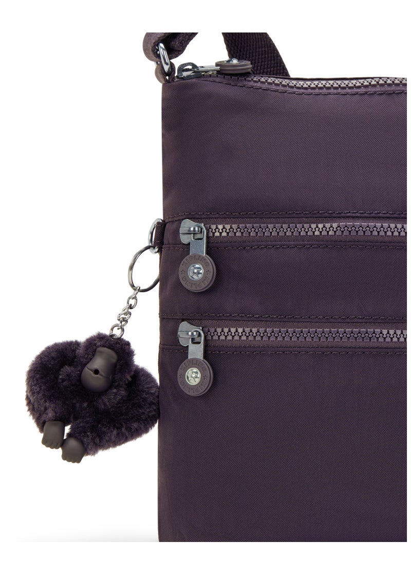 kipling - Alvar Medium Shoulder Bag Across Body Ultimate Plum - Image 1