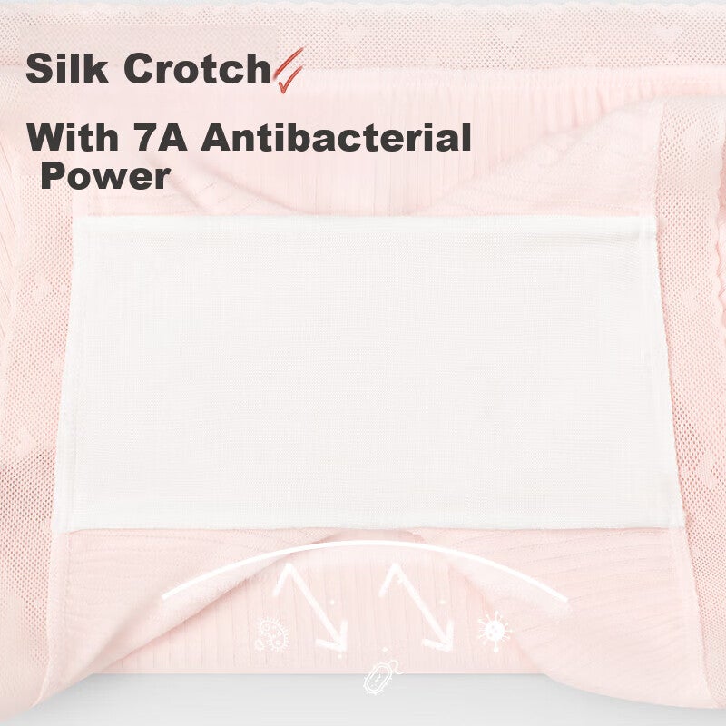 JD Jing Zao Jiusuiban Children's Safety Shorts, Girls' Lightweight Silk Crotch Undershorts, Anti-Exposure Underwear, for Older Children, 7A Antibacterial Extended Underwear - Image 3