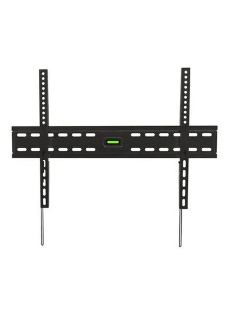 حامل التثبيت على الحائط الثابت للتلفزيون أسود