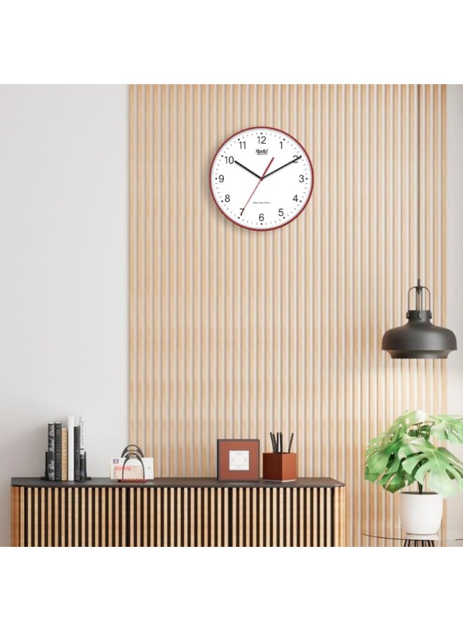 Ajanta Wall Clock - Home Decore Series Clocks - 1187 - Red - Image 2
