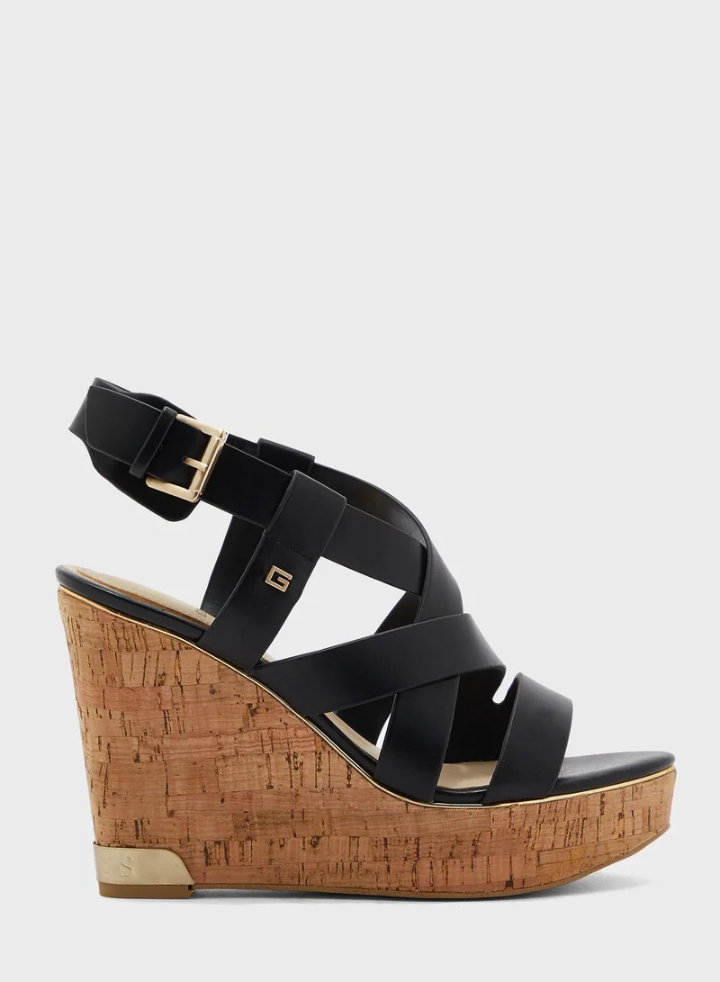 GUESS High-Heel Wedge Sandals