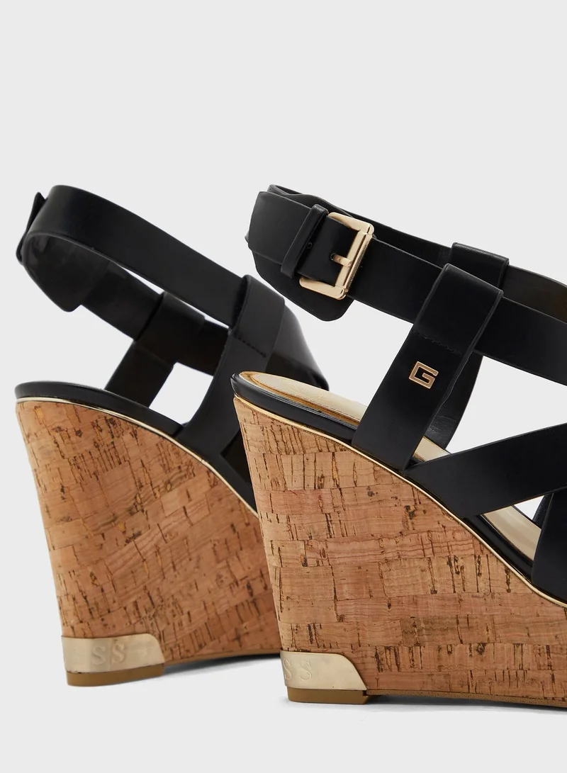 GUESS High-Heel Wedge Sandals