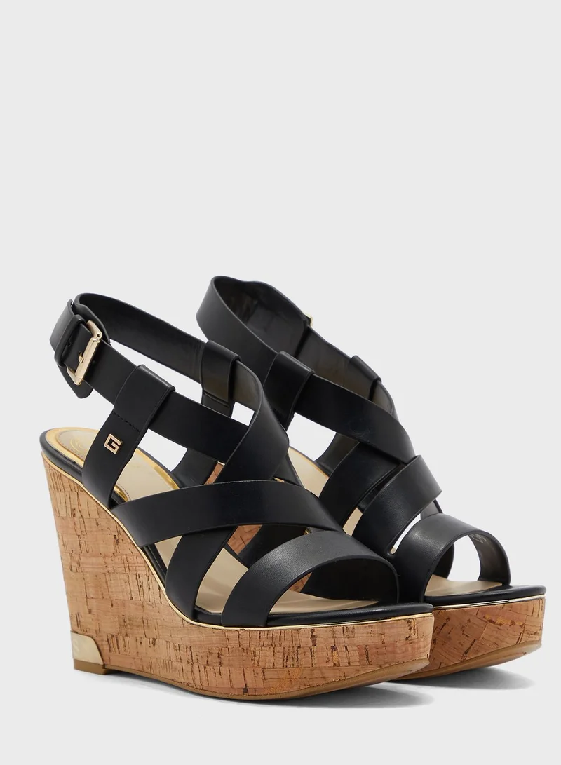 GUESS High-Heel Wedge Sandals