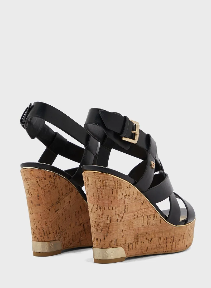 GUESS High-Heel Wedge Sandals