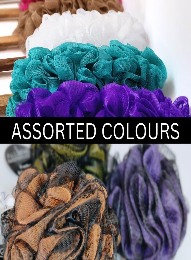 ألور مجموعة فرشاة الاستحمام والليفة من ألور (عبوة من 2 ليفة بألوان معدنية متنوعة) - Image 3