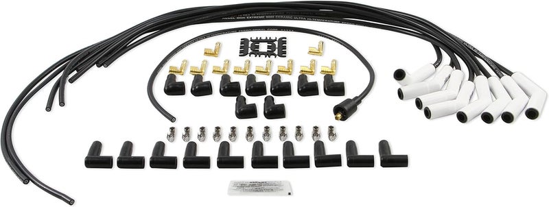 ACCEL 9002C Universal Spark Plug Ceramic 135 Boots Wire Kit, Black - Image 2