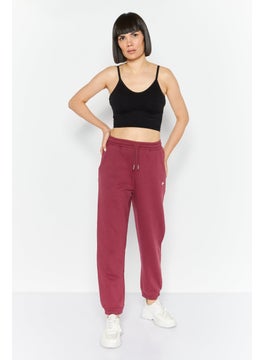 Red Tape Women Regular Fit Track Pants, Maroon  - Image 4