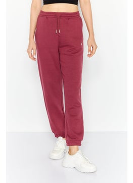 Red Tape Women Regular Fit Track Pants, Maroon  - Image 1