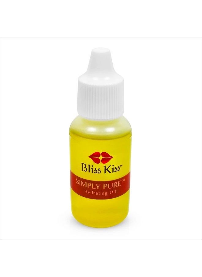 Bliss Kiss - Fragrance Free | Nail Oil Cuticle Dropper w/Vitamin E & Jojoba⏤Nail Strengthener Nail Growth Treatment for Brittle Peeling Breaking Thin Nails | 0.5oz | - Image 1